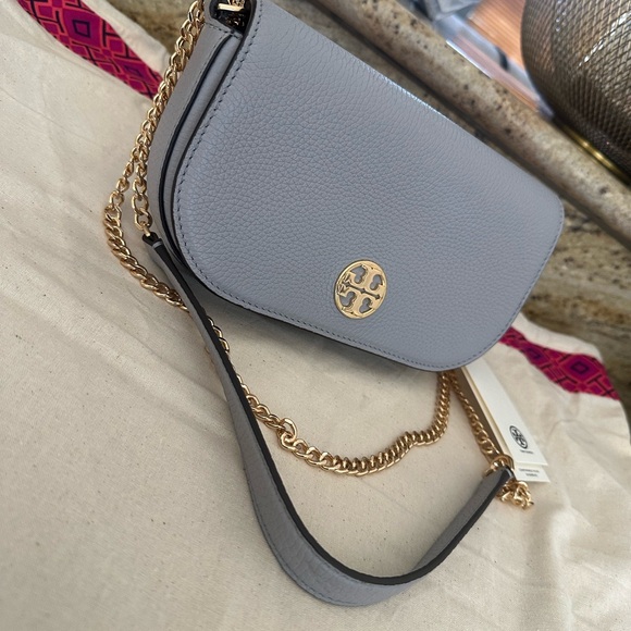 New Tory Burch CHELSEA PEBBLED CROSSBODY BAG - Picture 7 of 8